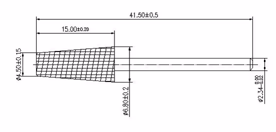 방진 테이퍼 생크 텅스텐 카바이드 네일 드릴 비트