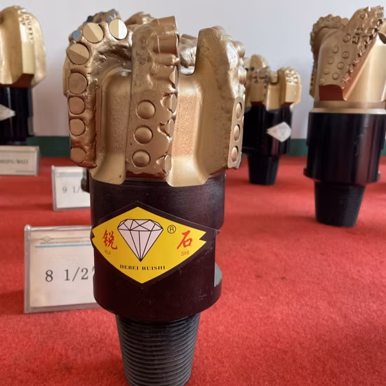 석유 드릴링 도구용 고정 커터가 있는 PDC 하드 록 드릴 비트 9 -1/2 인치 다이아몬드 드릴 비트